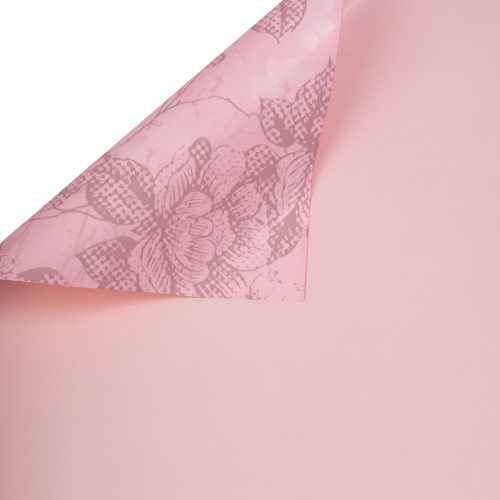 Vintage Floral Pattern Foil Sheet 57 x 57cm, 20pcs. - Pink