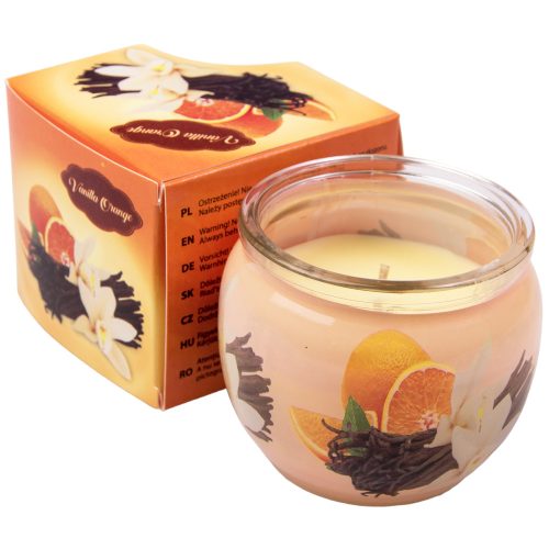 "Vanília-Orange" fragrance candle
