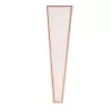 Rose gold keretes virágtasak 12.5cm x 4cm x 45cm, 50db - Fehér