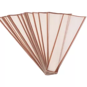   Rose gold keretes virágtasak 12.5cm x 4cm x 45cm, 50db - Fehér