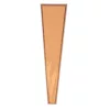 Rose gold keretes virágtasak 12.5cm x 4cm x 45cm, 50db - Krém