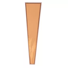   Rose gold keretes virágtasak 12.5cm x 4cm x 45cm, 50db - Krém