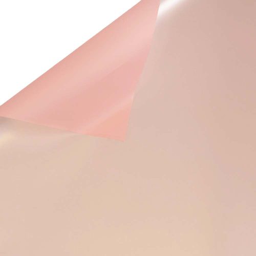 Foil sheet 58 x 58cm, 20pcs - Powder Pink  / Metallic White