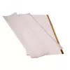 Gold Edged Matte Foil Sheet 57 x 57cm, 20pcs. - White