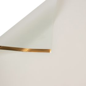 Gold Edged Matte Foil Sheet 57 x 57cm, 20pcs. - Pastel Green