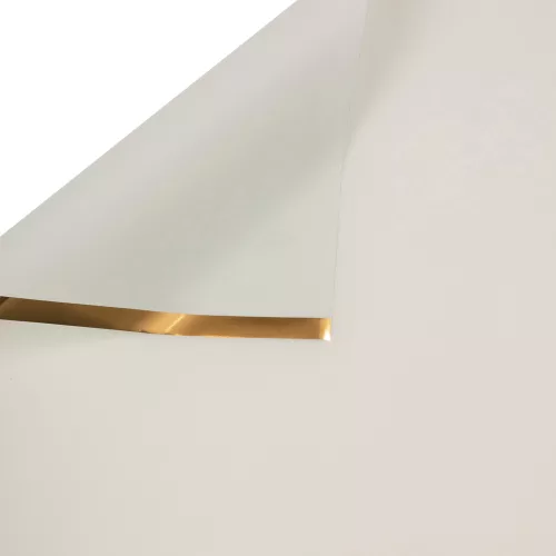 Gold Edged Matte Foil Sheet 57 x 57cm, 20pcs. - Pastel Green