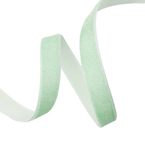 Velvet ribbon 10mm x 10m - Vintage green