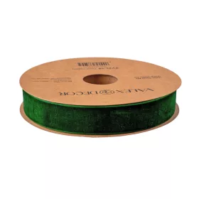 Bársony szalag 22mm x 10m - Sötétzöld