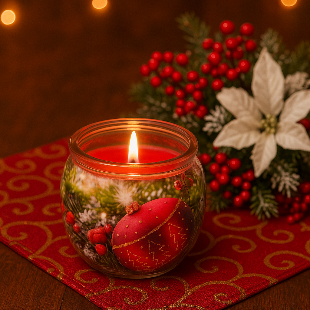 Üveges illatmécsesek - fény, illat és dekoráció