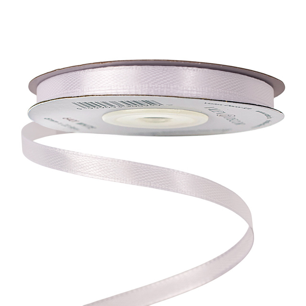 Szatén szalag 6mm x 22.86m - Fehér