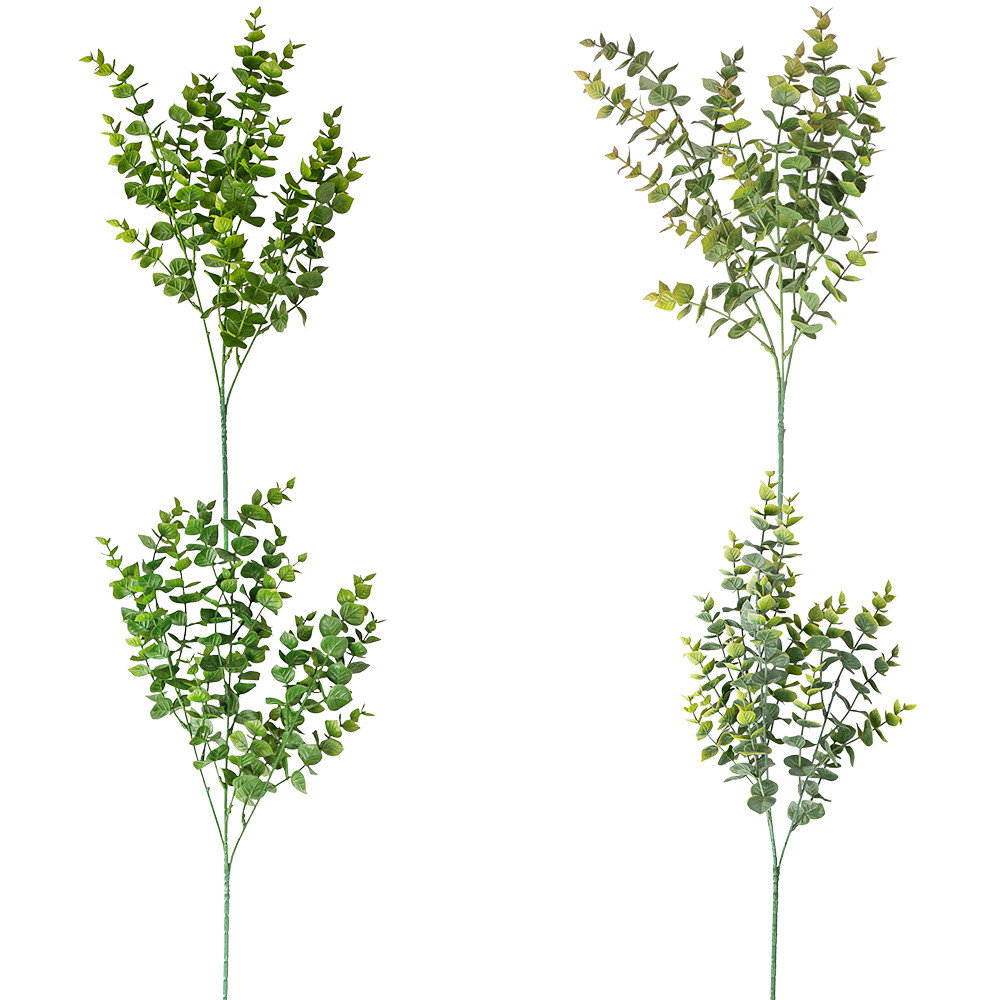 Eukaliptusz csokor, 3 ágú, 70cm magas - 72db-os mix